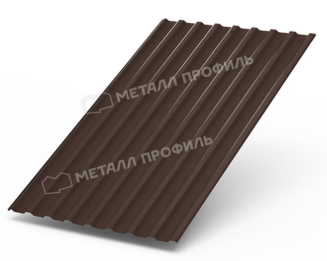 Профнастил МП20 х 1100 - A (PURETAN-20-8017-0.5) в Можайске