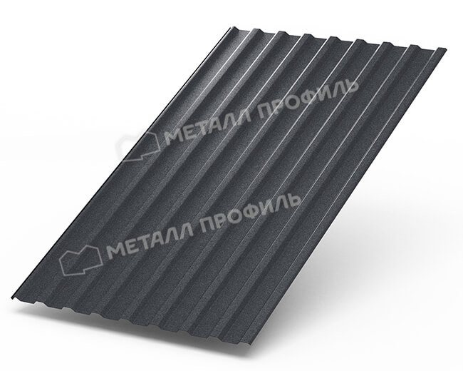 Профнастил МП20 х 1100 - R (Steelmatt-20-7024-0.4±0.08мм) в Можайске