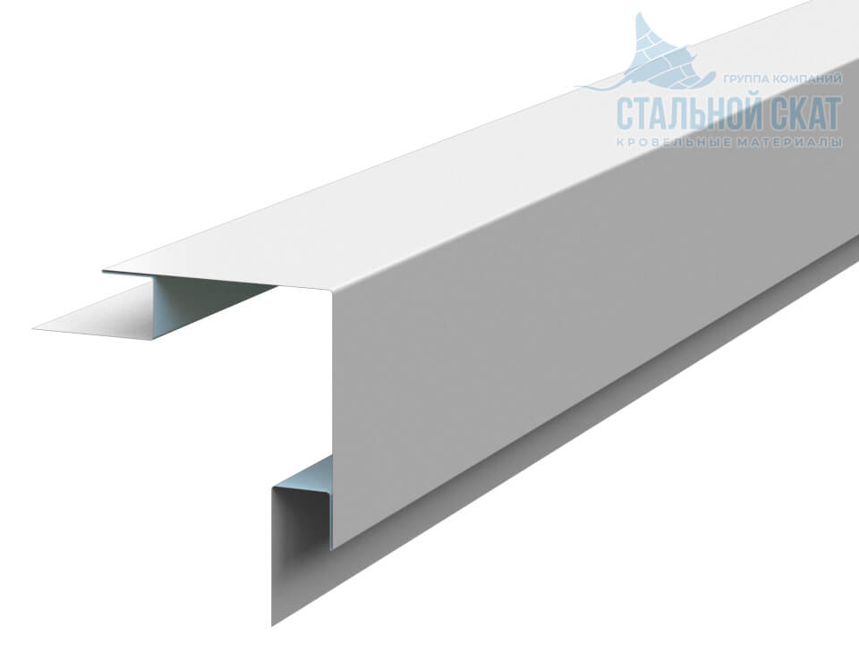 Планка угла наружного сложного 75х75х3000 (ПЭ-01-9010-0.45) в Можайске