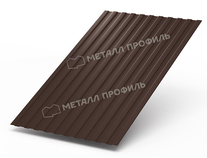 Фото: Профнастил С8 х 1150 - B (Steelmatt-20-8017-0.4±0.08мм) в Можайске