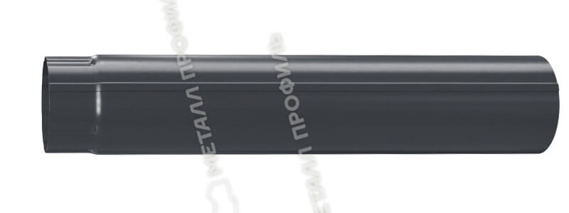 Труба водосточная D100х2000 Foramina Freeze (FRZ_D-01-Grey\Grey-0.5)