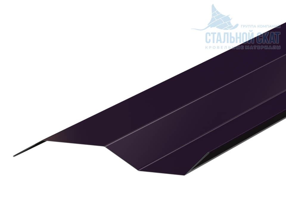 Планка примыкания в накладку 77х2000 (VALORI-20-Violet-0.5)