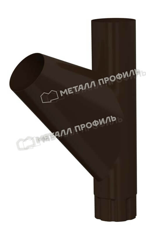 Тройник трубы Foramina Freeze D100 (FRZ_D-01-DarkBrown\DarkBrown-0.5)