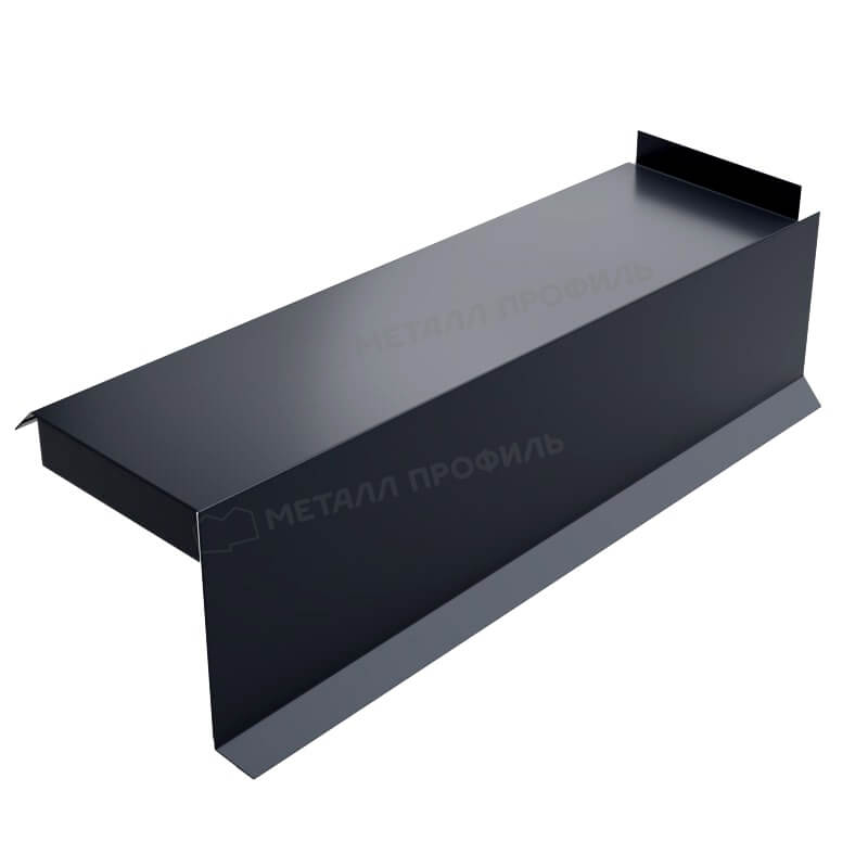 Планка сегментная торцевая правая 400 мм (VALORI-20-DarkGrey-0.5)