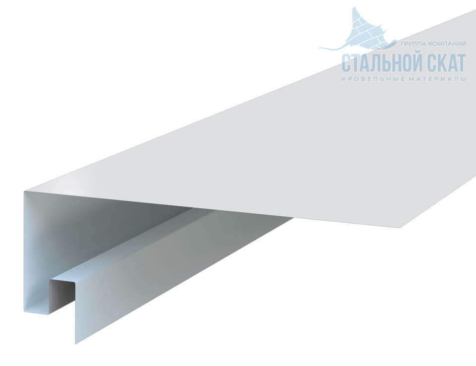 Планка откоса сложная 3D 245х75х3000 (ПЭ-01-9003-0.45)