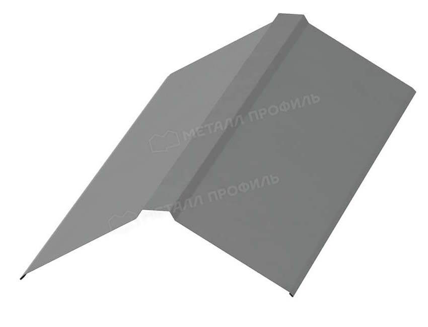 Планка конька плоского 190х190х2000 NormanMP (ПЭ-01-9006-0.5)