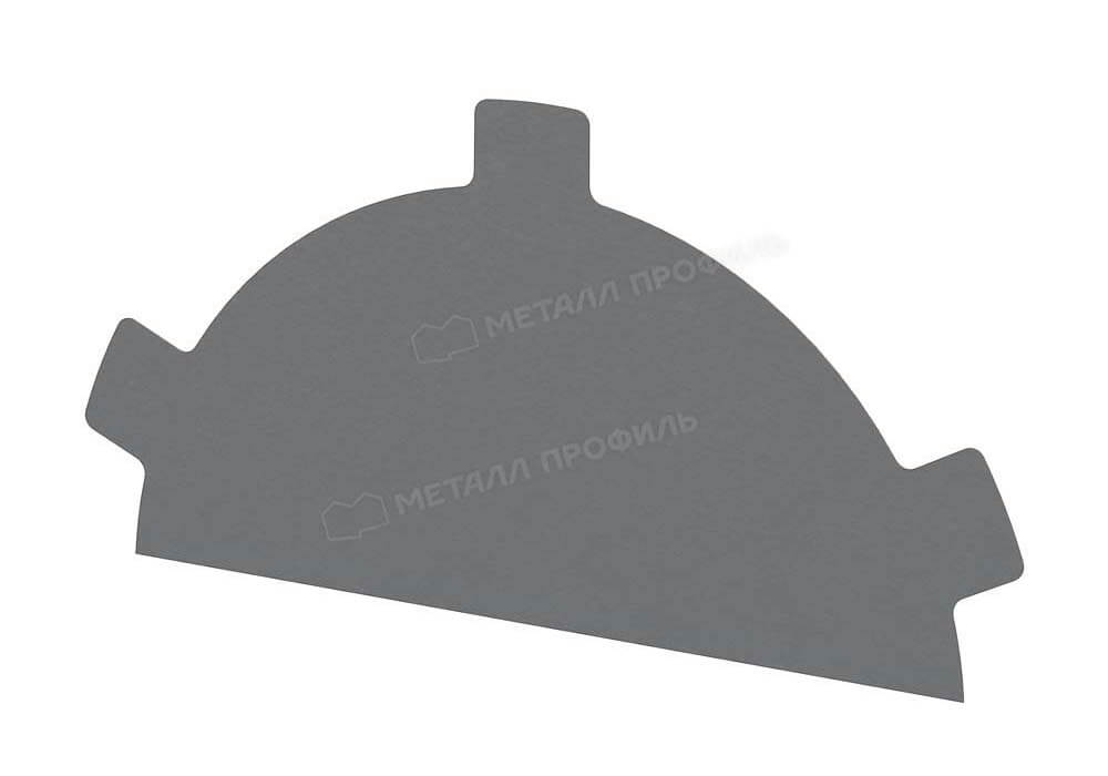 Заглушка конька круглого простая NormanMP (ПЭ-01-7004-0.5)