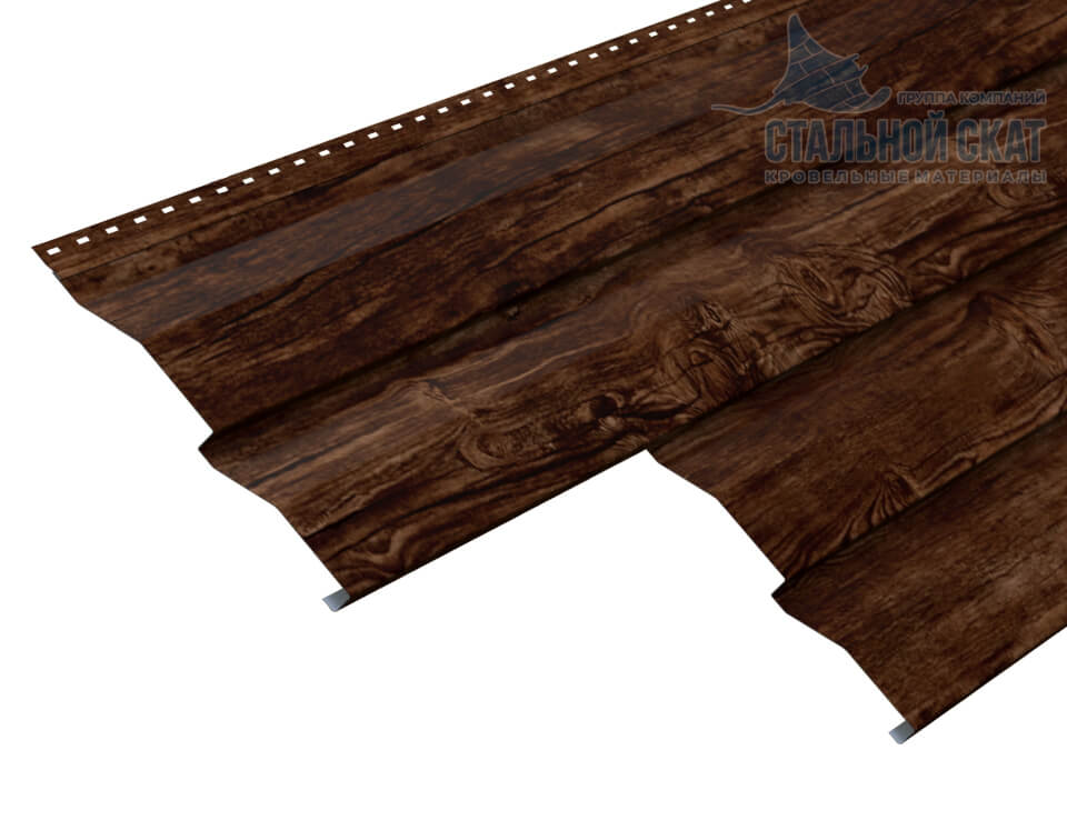 Сайдинг МП СК-14х226 (ECOSTEEL_MA-01-Бразил. Вишня-0.5)