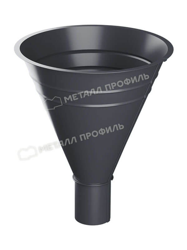 Воронка водосборная D100/300 Foramina Freeze (FRZ_D-01-Grey\Grey-0.6)