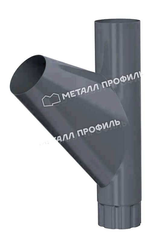 Тройник трубы Foramina Freeze D100 (FRZ_D-01-Grey\Grey-0.5)
