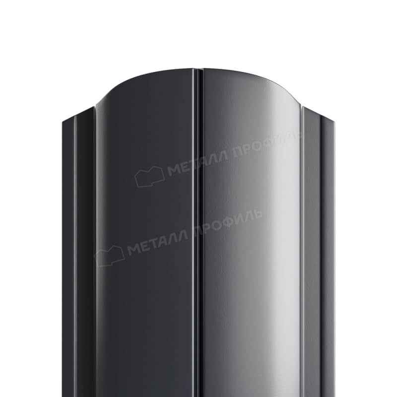 Штакетник металлический МП ELLIPSE-O 19х126 Двусторонний (VikingMP Д-01-7024\7024-0.45).